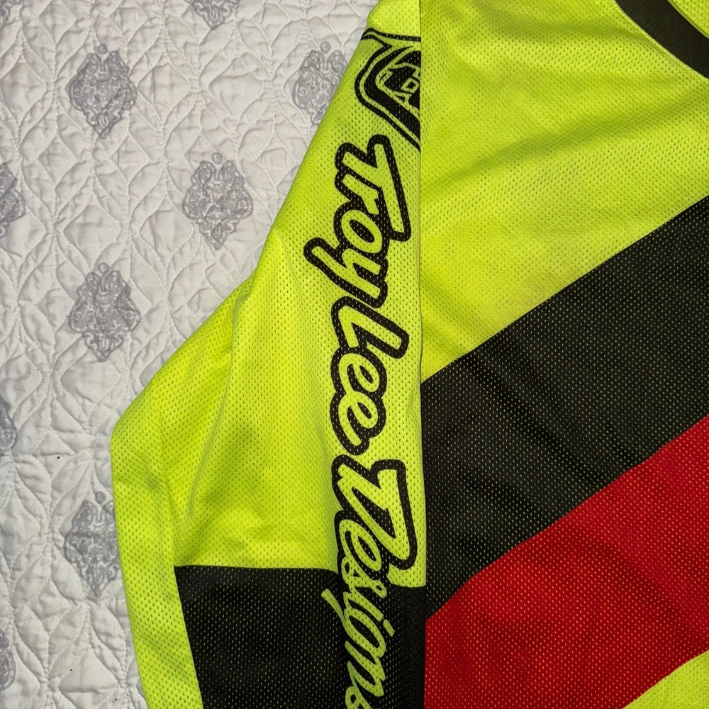 Troy Lee Designs Neon Yellow Jersey Sku024 - Picture 5 of 7